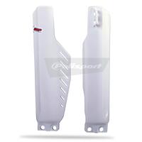 Polisport White Fork Guards (pair) for 2007-2015 Honda CRF150R