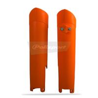 Polisport Orange Fork Guards (pair) for 2008-2015 KTM 250 EXC