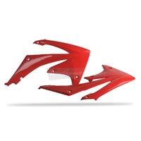 Polisport Red Radiator Scoops for 2010-2013 Honda CRF250R