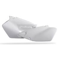 Polisport White Side Covers for 1996-2001 Yamaha YZ250