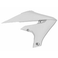 Polisport White Radiator Scoops for 2019-2022 Yamaha WR250F