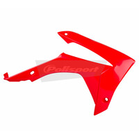 Polisport Red Radiator Scoops for 2014-2017 Honda CRF250R