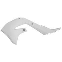 Polisport White Radiator Scoops for 2019-2022 Kawasaki KX450 (4T)