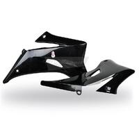 Polisport Black Radiator Shrouds for 2006-2009 Yamaha YZ250F / YZ450F