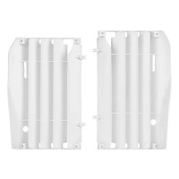 Polisport White Radiator Louvres for 2010-2013 Honda CRF250R