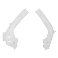 Polisport White Frame Guards for 2016-2018 Husqvarna FC250