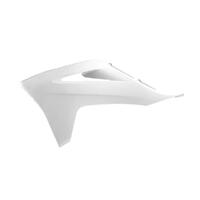 Polisport White Radiator Scoops for 2022 GasGas EX350 F