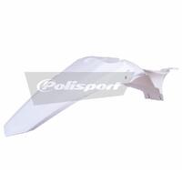 Polisport White Rear Fender for 2016-2023 Yamaha YZ450FX