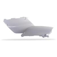 Polisport White Side Covers for 2002-2014 Yamaha YZ125