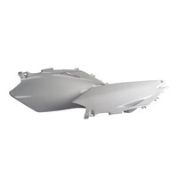 Polisport White Lower Side Cover for 2009-2010 Honda CRF450R