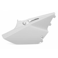 Polisport White Side Covers for 2015-2020 Yamaha YZ125