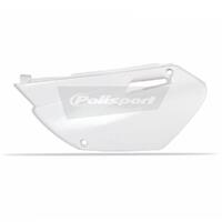 Polisport White Side Covers for 2015-2021 Yamaha YZ85