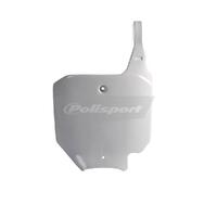 Polisport White Front Number Plate for 2003-2008 Honda CR85R