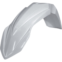 Polisport White Front Fender for 2022 Yamaha YZ85LW Big Wheel