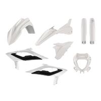 Polisport White Enduro Plastic Kit for 2023-2024 Beta RR125 2T