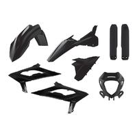 Polisport Black Enduro Plastic Kit for 2023-2024 Beta RR125 2T