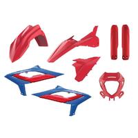 Polisport Red/Blue Enduro Plastic Kit for 2023-2024 Beta RR200 2T