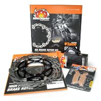 Moto-Master Flame Oversize 270mm Floating Front Brake Kit for 2004-2007 Honda CR125R