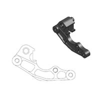 Moto-Master Front 260mm Brake Caliper Adapter Bracket for 2003-2005 Kawasaki KLX400R