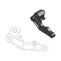 Moto-Master Front 260mm Brake Caliper Adapter Bracket for 2001-2019 Yamaha WR250F