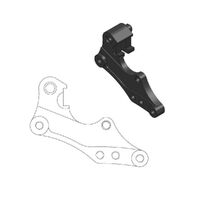 Moto-Master Front 298mm Brake Caliper Adapter Bracket for 1997-1998 Yamaha WR200R - Dakar Disc