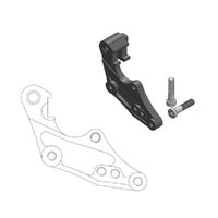 Moto-Master Front 298mm Brake Caliper Adapter Bracket for 2004-2007 Honda CR125R - Dakar Disc