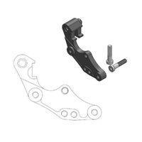 Moto-Master Front 298mm Brake Caliper Adapter Bracket for 2015-2018 Honda CRF250R - Dakar Disc