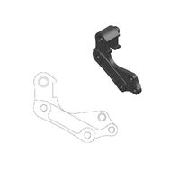 Moto-Master Front 270mm Brake Caliper Adapter Bracket for 2000-2008 Husqvarna CR125