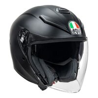 AGV K5 Jet Evo Open Face Helmet - Matte Black