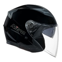 Nitro X780S Gloss Black Helmet