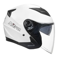 Nitro X780S Gloss White Helmet