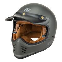 Nitro MX502 Retro MX Helmet - Satin Bronze / Black