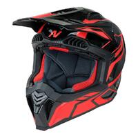 Nitro MX710 Shard II Full Face Helmet - Red / Black