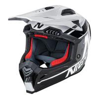 Nitro MX710 Onyx Full Face Helmet - White / Grey