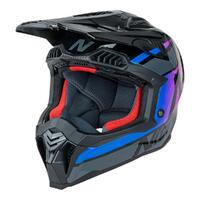 Nitro MX710 Onyx Full Face Helmet - Purple / Pink