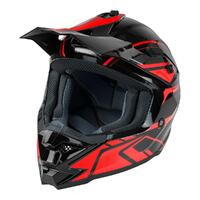 Nitro MX710 Youth Shard II Full Face Helmet - Red / Black