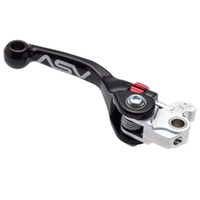 ASV Black F4 Shorty Brake Lever for 2005-2016 Aprilia MXV450 