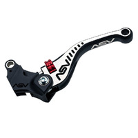 ASV Black Bicolore C5 Shorty Clutch Lever for 2010-2016 Honda VT1300C 