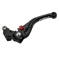 ASV Black C5 Shorty Clutch Lever for 2006-2011 Kawasaki Ninja ZX-14 