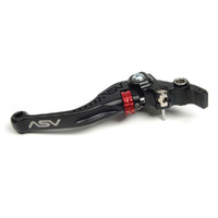 ASV Black C5 Shorty Clutch Lever for 2011-2024 Suzuki DR650S 