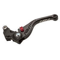 ASV Black F3 Shorty Clutch Lever for 2021-2024 KTM 450 SMR 