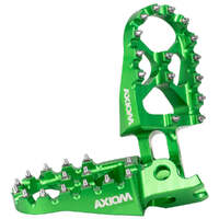 Axiom Green Footpegs for 2006-2024 Kawasaki KX250F