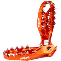 Axiom Orange Footpegs for 2023-2024 KTM 125SX