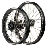 Motocross Wheel Set (Black 17x1.4/14x1.60) for 1993-2024 Suzuki RM85