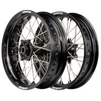 Supermoto Wheel Set (Black 17x3.5/17x4.25) for 2014-2024 Honda CRF450R