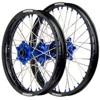 Flat Track Wheel Set (Black/Blue 19x2.15/19x2.50) for 2003-2024 KTM 125SX