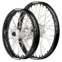 Flat Track Wheel Set (Black/Silver 19x2.15/19x2.50) for 2003-2024 KTM 125SX