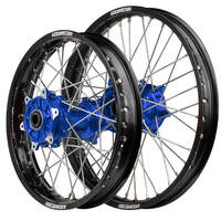 Cush Drive Enduro Wheel Set (Black/Blue 21x1.6/18x2.15) for 2017-2024 Husqvarna TE150