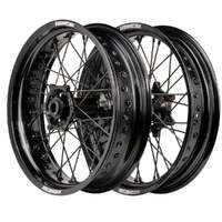 Supermoto Wheel Set (Black 17x.3.5/17x4.25) for 2019-2024 Yamaha WR450F