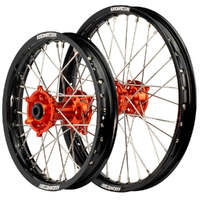 Motocross Wheel Set (Black/Orange 17x1.4/14x1.60) for 2021-2024 KTM 85SX